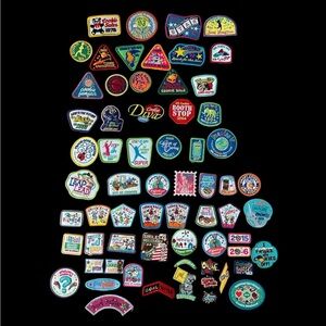 Retired Girl Scout Cooke Patch Lot of 90 Most New 1979-2022 Vintage Sash Vest